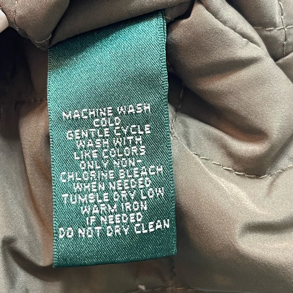 Lauren Ralph Lauren Active Olive Green Field Jacket - Size Women’s Small - Picture 9 of 16